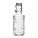 Olympia Geo Glazen Waterfles met Stop 380 ml (6 stuks)