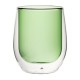 Utopia Dubbelwandig Waterglas Groen 27cl - Set van 6