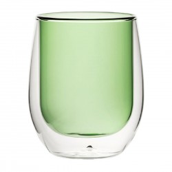 Utopia Dubbelwandig Waterglas Groen 27cl - Set van 6