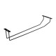 Olympia wijnglazenrek zwart 406mm - draad glazenopslag voor achter de bar