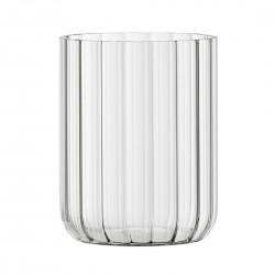 Utopia Vertis Bekers 320ml (6 stuks) - Geribbeld Borosilicaatglas