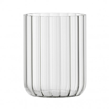 Utopia Vertis Bekers 320ml (6 stuks) - Geribbeld Borosilicaatglas