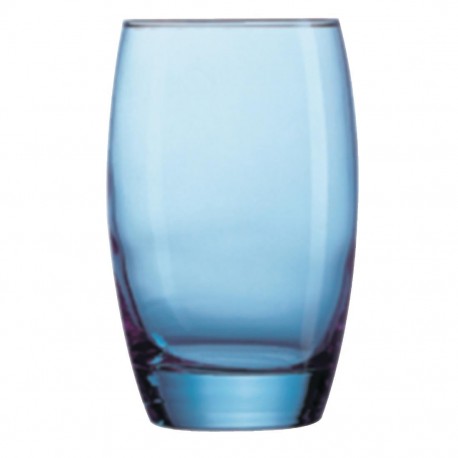 Arcoroc Salto Tumblers Blauw 35cl – Set van 24 Longdrinkglazen