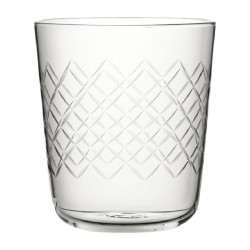 Utopia Raffles Diamond Tumblers 360ml – Kristalglas Tumblers (6 Stuks)