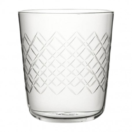Utopia Raffles Diamond Tumblers 360ml – Kristalglas Tumblers (6 Stuks)