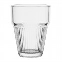 Olympia Geribbelde Stapelbare Tumblers 150ml (6 Stuks) – Helder Soda Lime Glas
