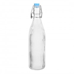 Olympia Geribbelde Swing Top Waterflessen 500ml – Set van 6