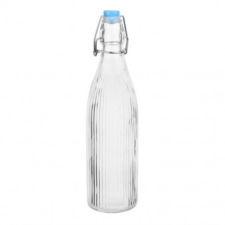 Olympia Geribbelde Swing Top Waterflessen 500ml – Set van 6