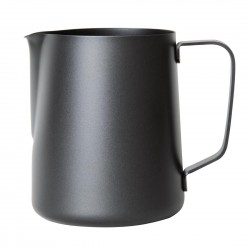 Olympia zwarte anti-kleef melkopschuimkan 900ml
