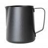 Olympia zwarte anti-kleef melkopschuimkan 900ml