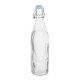 Olympia Geribbelde Schommeltop Waterflessen 1L (6 stuks) - Helder Glas