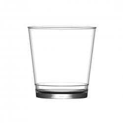 BBP polycarbonaat whiskeyglazen 256ml – helder, 48 stuks