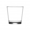 BBP polycarbonaat whiskeyglazen 256ml – helder, 48 stuks