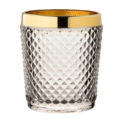 Utopia Dante Whiskyglazen met Gouden Rand - Set van 6 (Alleen Handwas)
