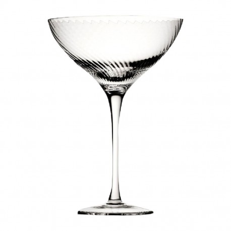 Utopia Twisted Hayworth Coupe-Glazen 290ml (6 stuks) – Helder Glas