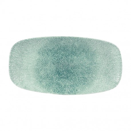 Churchill Raku Jade Green ovaal bord 29,8 x 15,2 cm – set van 12 stuks