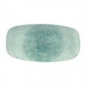 Churchill Raku Jade Green ovaal bord 29,8 x 15,2 cm – set van 12 stuks
