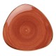 Churchill Stonecast Spiced Orange Lotus Bord - Set van 6 stuks