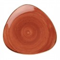 Churchill Stonecast Spiced Orange Lotus Bord - Set van 6 stuks