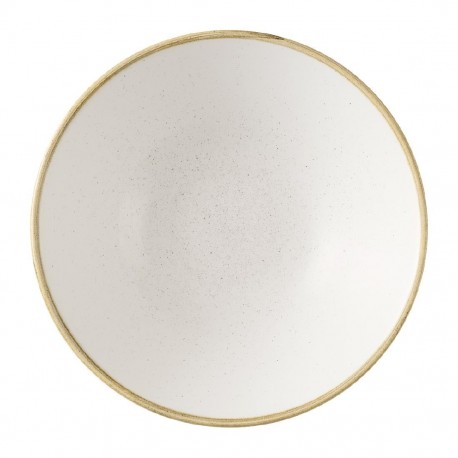 Churchill Stonecast Barley White Diepe Coupe Kom 22cm - Set van 6