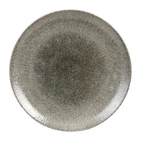 Churchill Raku Quartz Black Evolve Coupe Bord 28,6cm – set van 12 stuks