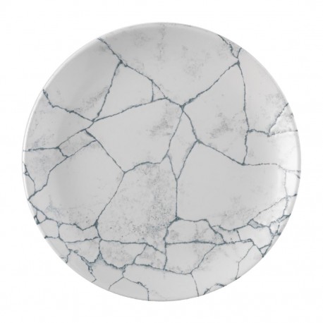 Churchill Studio Prints Kintsugi Pearl Grey Evolve Coupe Bord 26cm - Set van 12