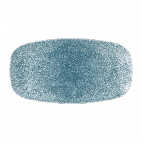 Churchill Raku Topaz Blue Chefs Ovaal Bord 29,8 x 15,2cm (12 stuks)