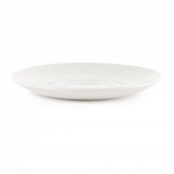 Churchill White cappuccino schotel 15,9 cm - Wit Porselein (24 stuks)