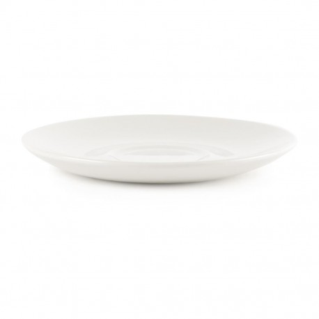 Churchill White cappuccino schotel 15,9 cm - Wit Porselein (24 stuks)