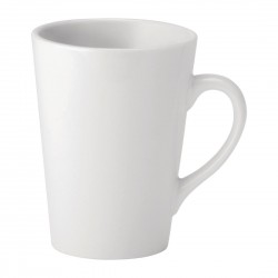 Utopia Puur Witte Latte-Mokken 340ml – Set van 24 stuks