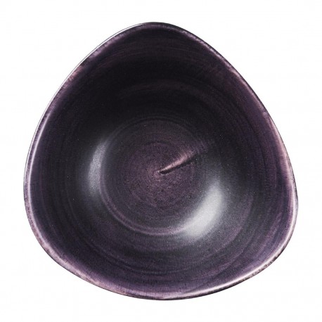 Churchill Stonecast Patina Deep Purple Lotus Kom 23.5cm – Set van 12