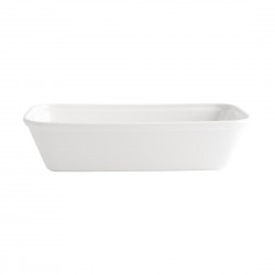 Churchill Counter Serve rechthoekige ovenschalen 120x250mm – wit porselein (set van 4)