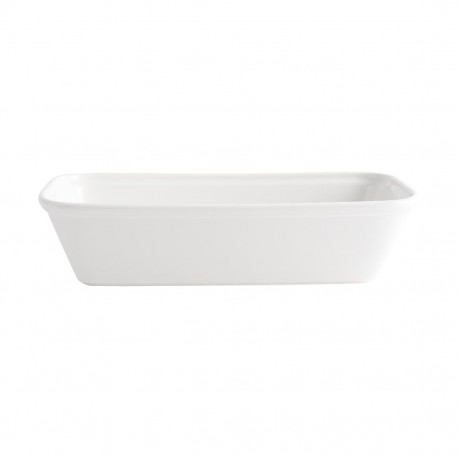 Churchill Counter Serve rechthoekige ovenschalen 120x250mm – wit porselein (set van 4)