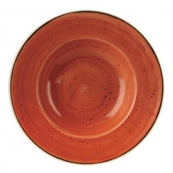 Churchill Stonecast Spiced Orange Kom met Brede Rand Large 27,69 cm (12 stuks)