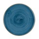 Churchill Stonecast Java Blue Bord met Opstaande Rand 25,9cm - Set van 6