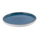 Churchill Stonecast Java Blue Bord met Opstaande Rand 25,9cm - Set van 6
