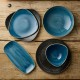 Churchill Stonecast Java Blue Lotus Bord 22,9cm - Doos van 12 stuks