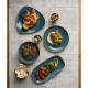 Churchill Stonecast Java Blue Lotus Bord 22,9cm - Doos van 12 stuks