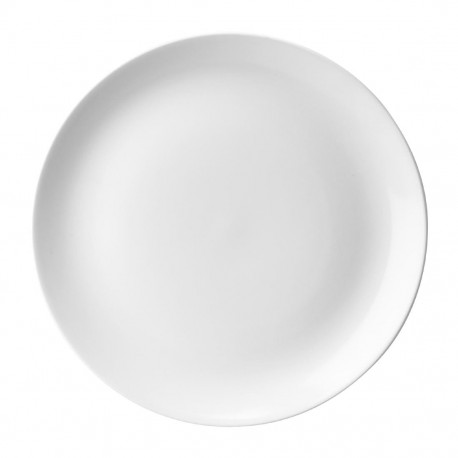 White Evolve Coupe Plaat 260mm - Churchill Super Vitrified Porselein (Doos 12)