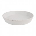 Olympia Cavolo Witte Gespikkelde Platte Ronde Kom 220mm - Set van 4