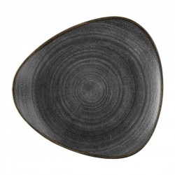 Churchill Stonecast Raw Lotus borden zwart 254mm - set van 12