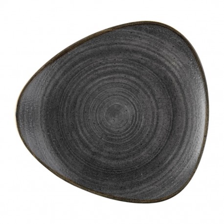 Churchill Stonecast Raw Lotus borden zwart 254mm - set van 12