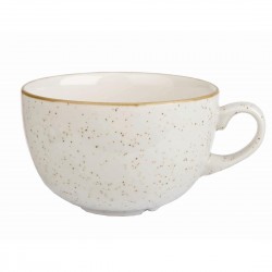 Churchill Stonecast Barley White Cappuccino Kopje 34 cl – Set van 12 stuks