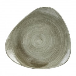 Churchill Stonecast Patina Burnished Green Lotus Bord 30,5cm - Set van 6