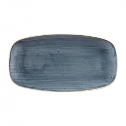 Churchill Stonecast Blueberry Ovaal Bord 35,2 x 18,7 cm – Set van 6