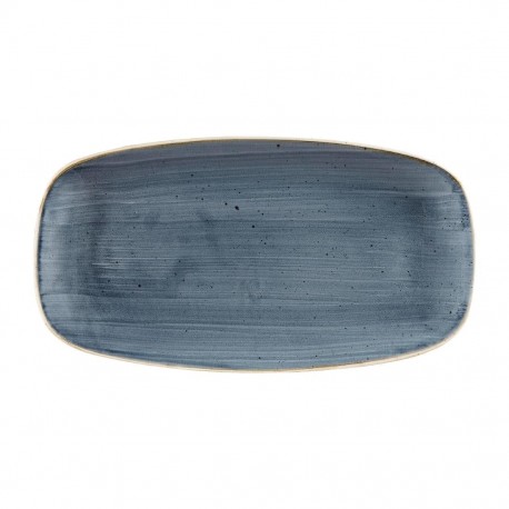 Churchill Stonecast Blueberry Ovaal Bord 35,2 x 18,7 cm – Set van 6