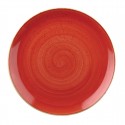 Churchill Stonecast Berry Red Evolve Coupe Bord 28,6cm - Doos van 12 stuks