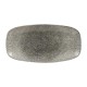 Churchill Raku Quartz Black ovaal bord porselein 29,8 x 15,2 cm - doos 12 stuks