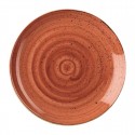Churchill Stonecast Spiced Orange Evolve Coupe Bord 28,8cm - Set van 12