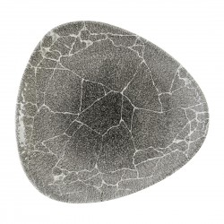 Churchill Kintsugi Reverse Quartz Black Lotus Bord 25,4 cm – Set van 12 stuks